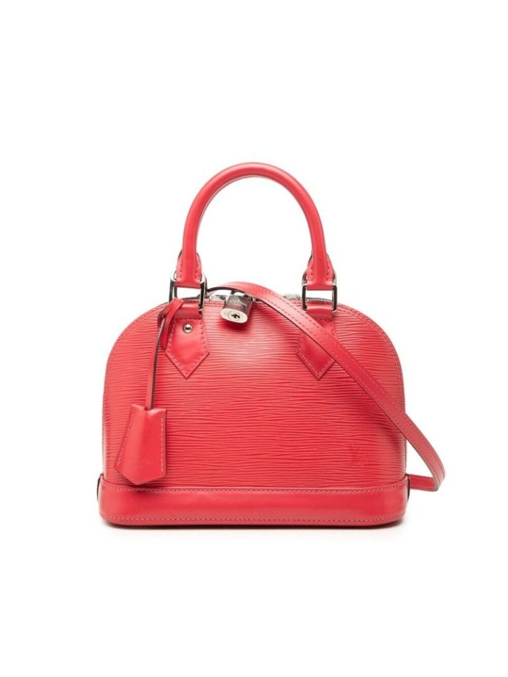 Louis Vuitton Epi Alma BB 2-Way Shoulder Bag Red Leather